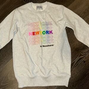 NYON  New York or nowhere sweatshirt - confetti collection XS